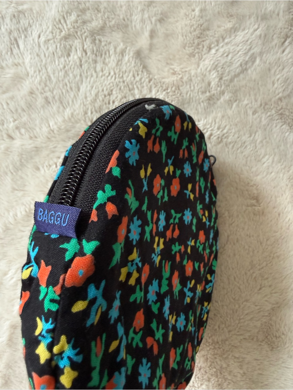BAGGU Packable Sun Hat Black Calico Floral NWOT - Picture 9 of 11